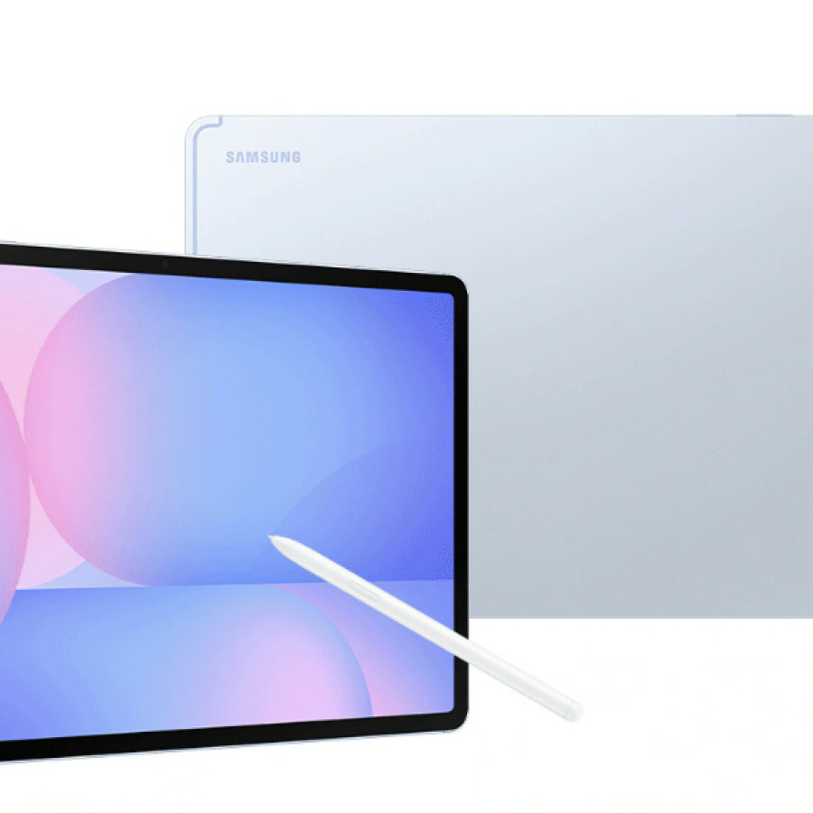 Samsung Galaxy Tab S10 FE + keyboard - depan