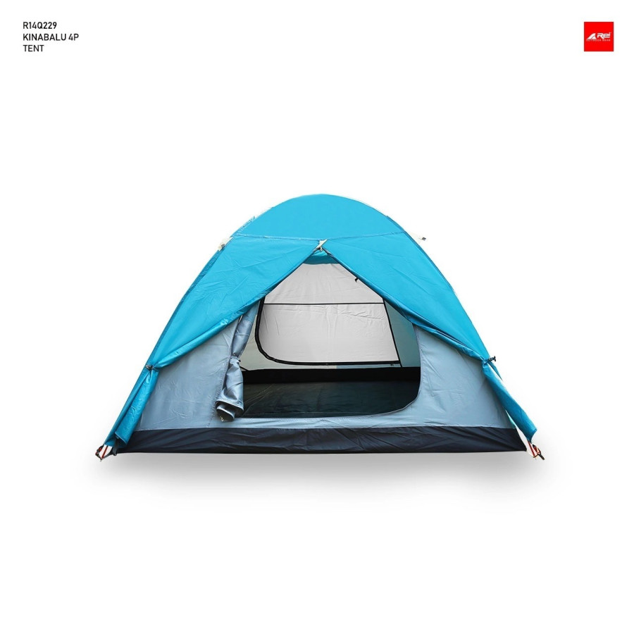 Tenda Camping Kinabalu Kapasitas 4 Orang Arei Outdoorgear - depan