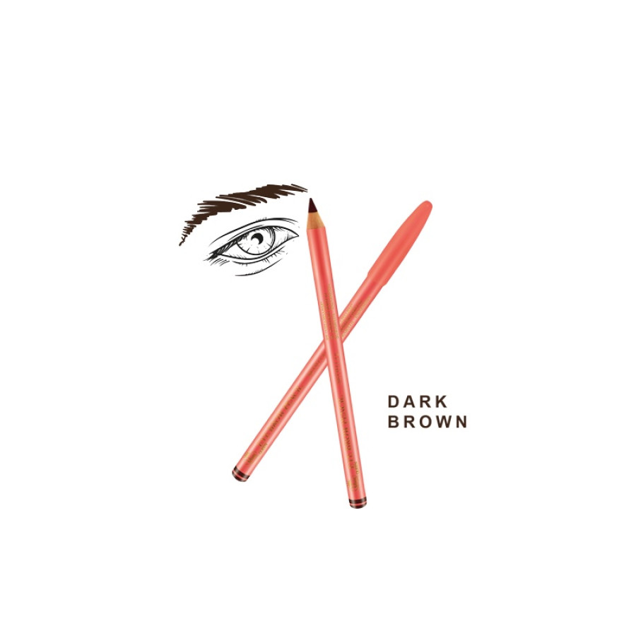 Viva Queen eye brow pencil. Warna dark brown - utama