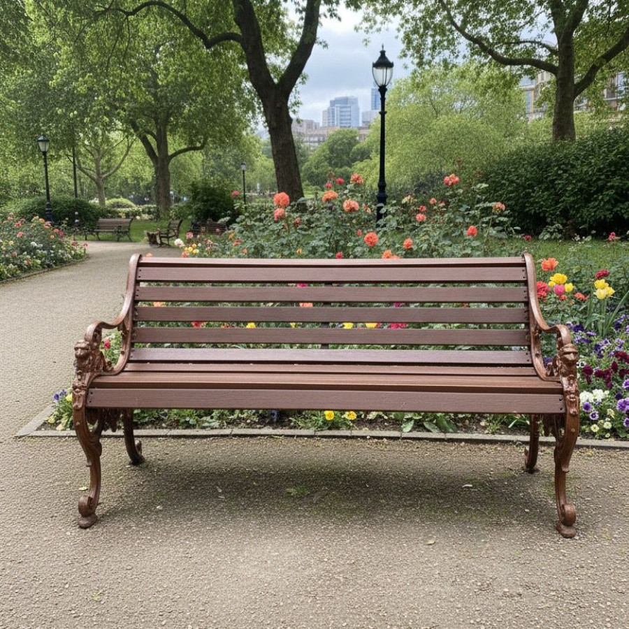 Kursi Taman Outdoor Full Besi HR120 - detail