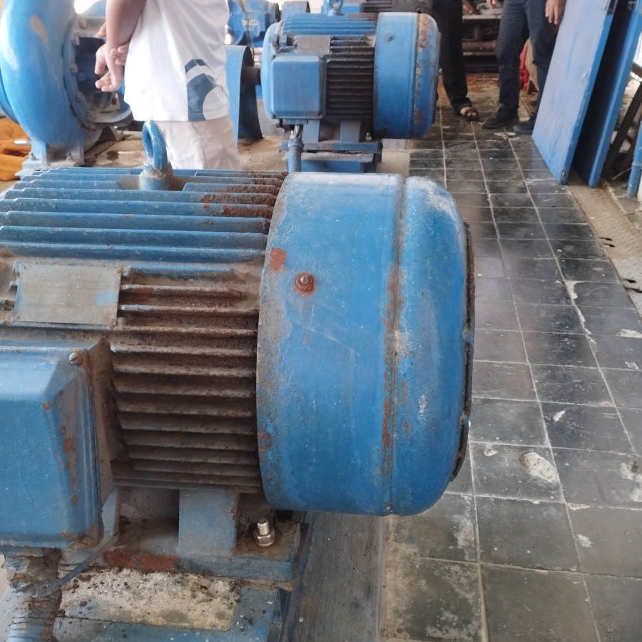Fan Cover Elektro Motor - samping