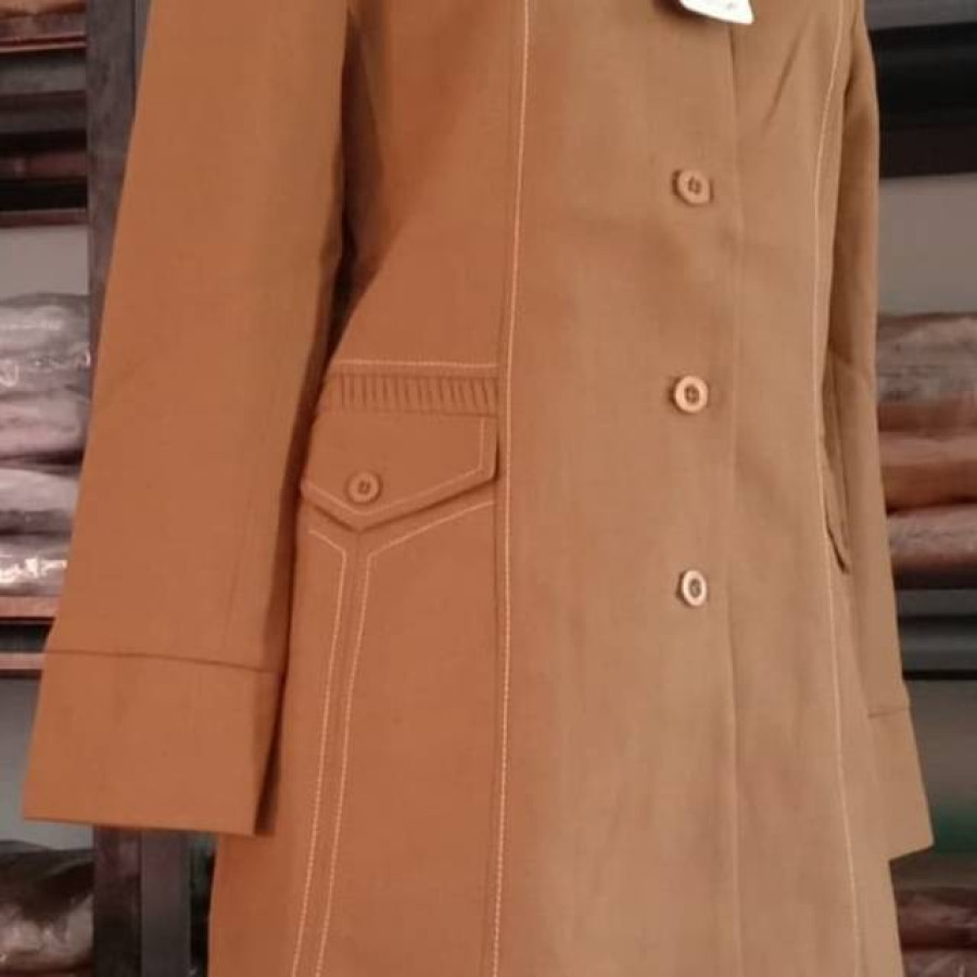 Seragam PDH Warna Khaki PNS Pemda - samping
