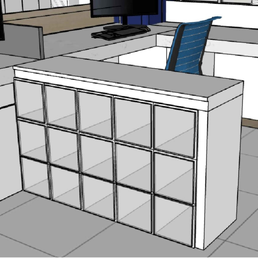 Rak Staff Putih - utama