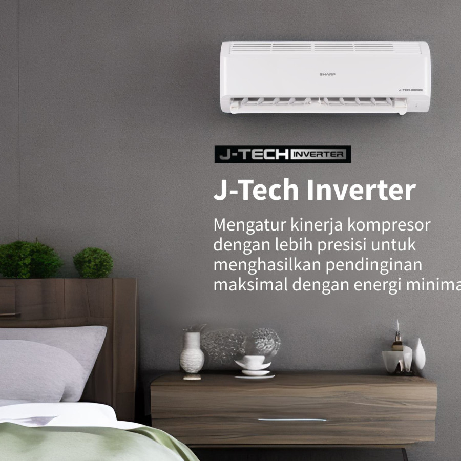 Air Conditioner SHARP - AH-X13BEY - 1.5PK Inverter Garuda Series - depan