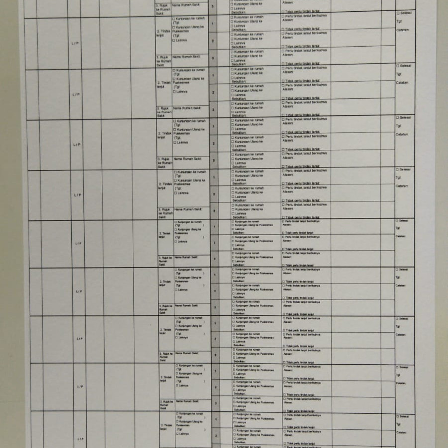 formulir tindak lanjut