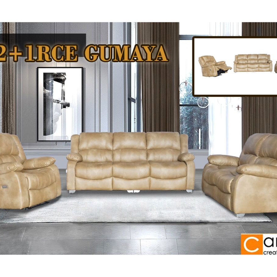 SET SOFA CANOVA TYPE  RCE GUMAYA 3.2.1 + MEJA TAMU - utama