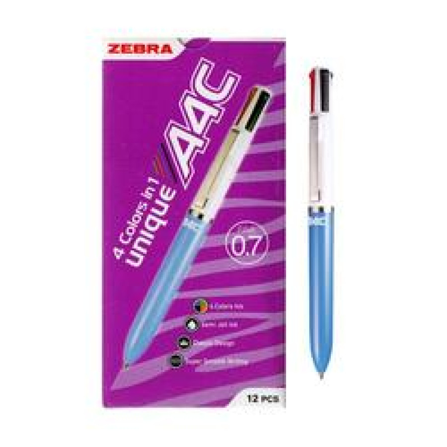 Pen 4 Warna Zebra A4C (0.7 mm) 5.0 - utama