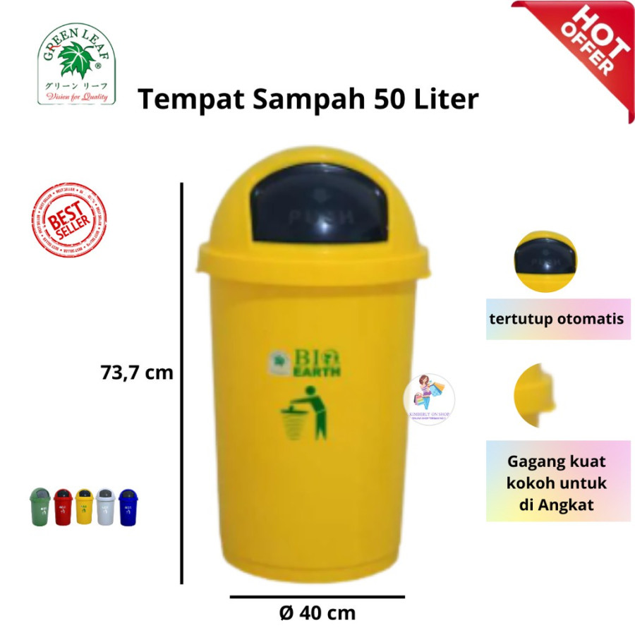 Tempat sampah 50 liter - utama