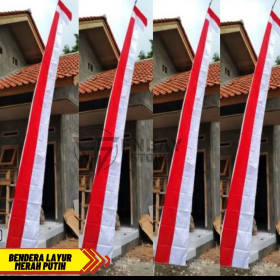 Umbul umbul layur 4meter - utama