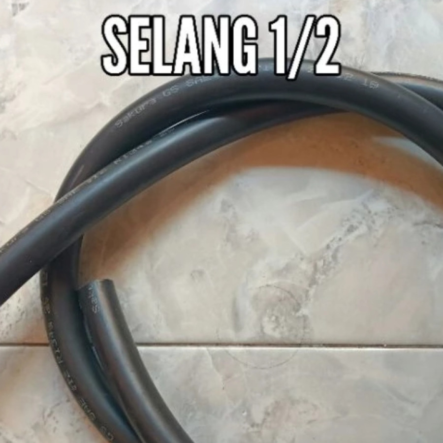Selang AC fleksible 1/2 + Fiting 1mtr