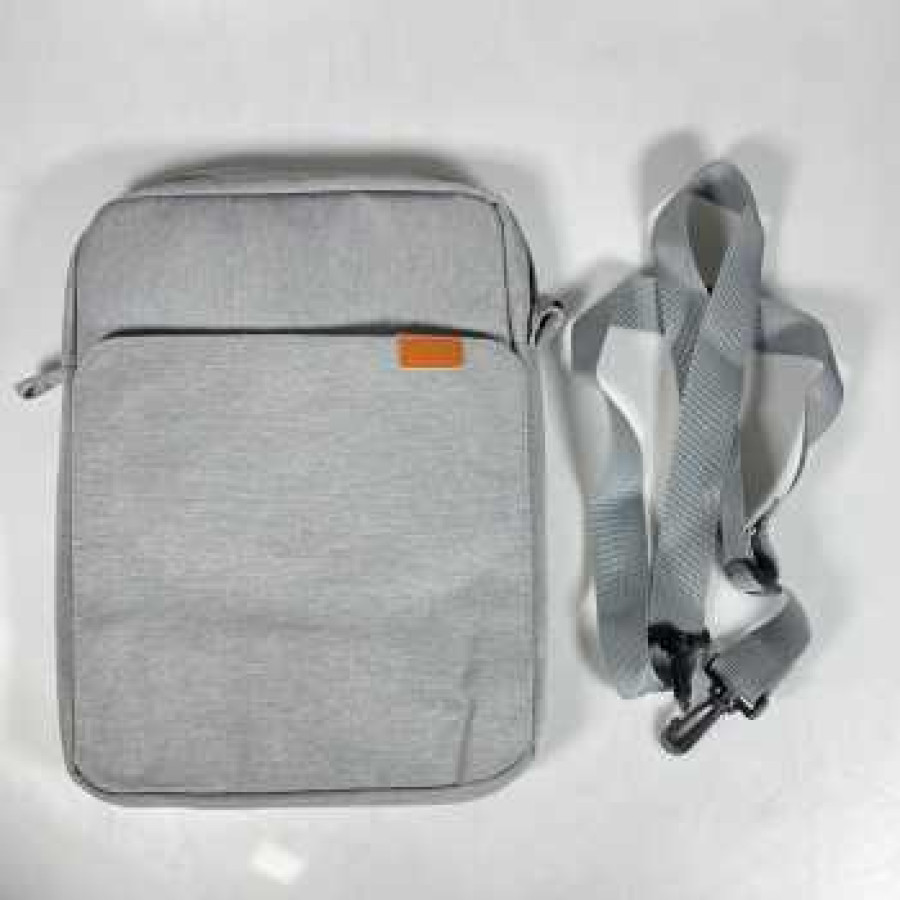 ZEST Pouch Tablet iPad Sleeve Case Storage 13 Inch with Shoulder Strap - BM1431020-13 - Gray - samping