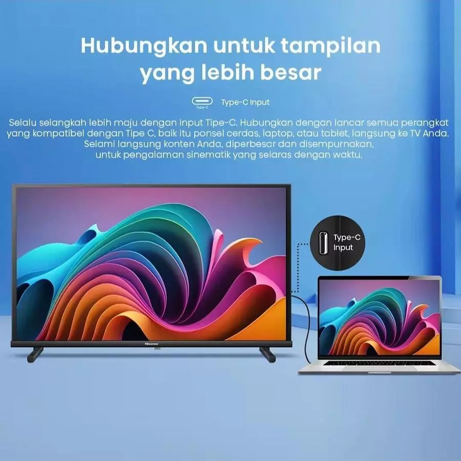 TV LED HISENSE 50 INCH / 50" 50A65N SMART GOOGLE TV 4K UHD DOLBY ATMOS HDR10+ A65N - detail