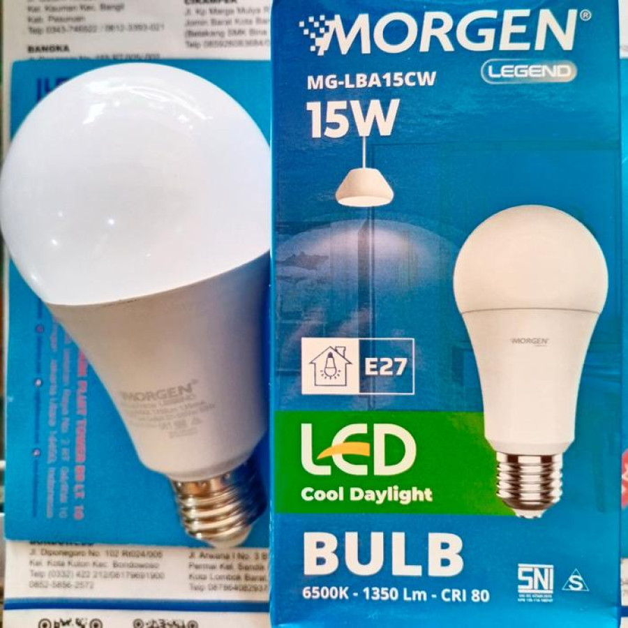 Lampu LED E27 Morgen 15 Watt