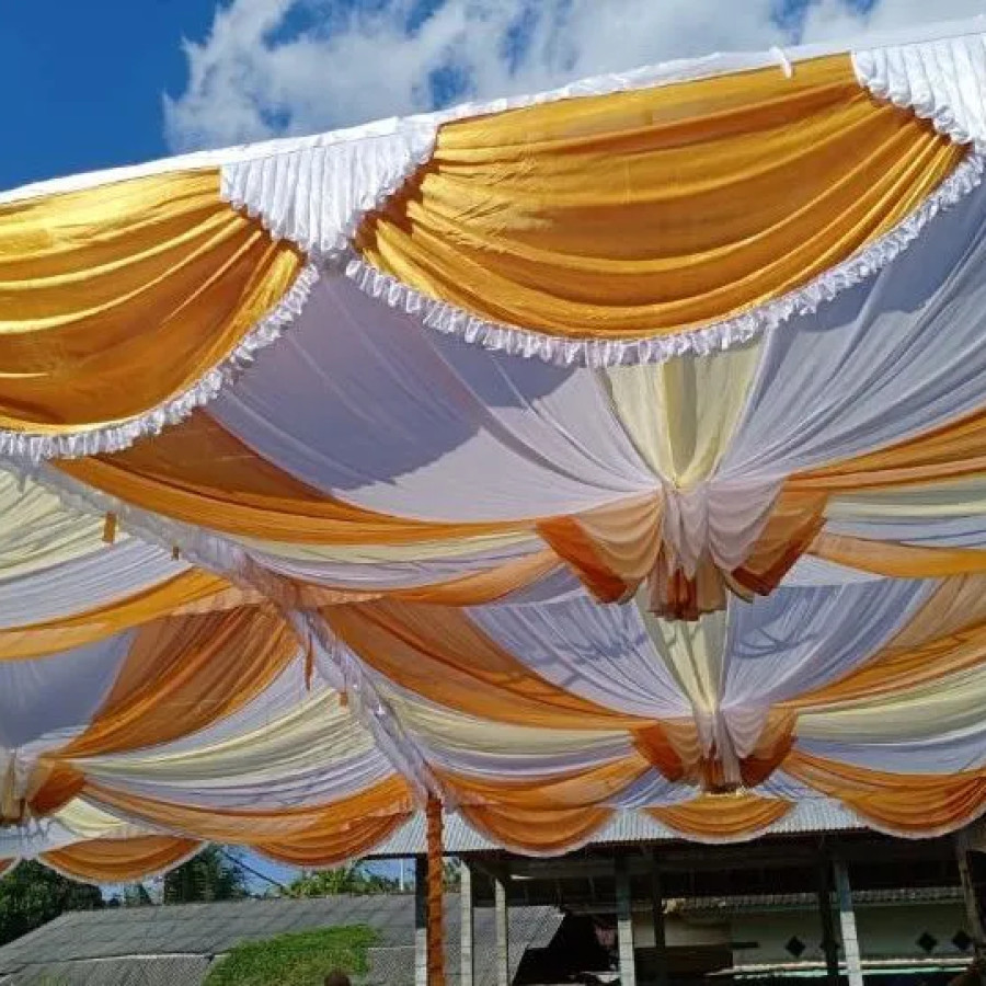 PEMBUATAN TENDA PLAFOND - depan