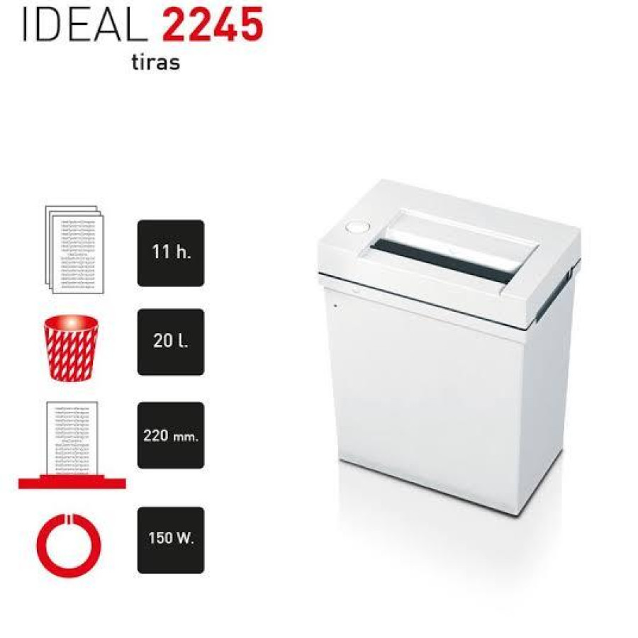 Paper Shredder IDEAL 2245SC Strip Cut