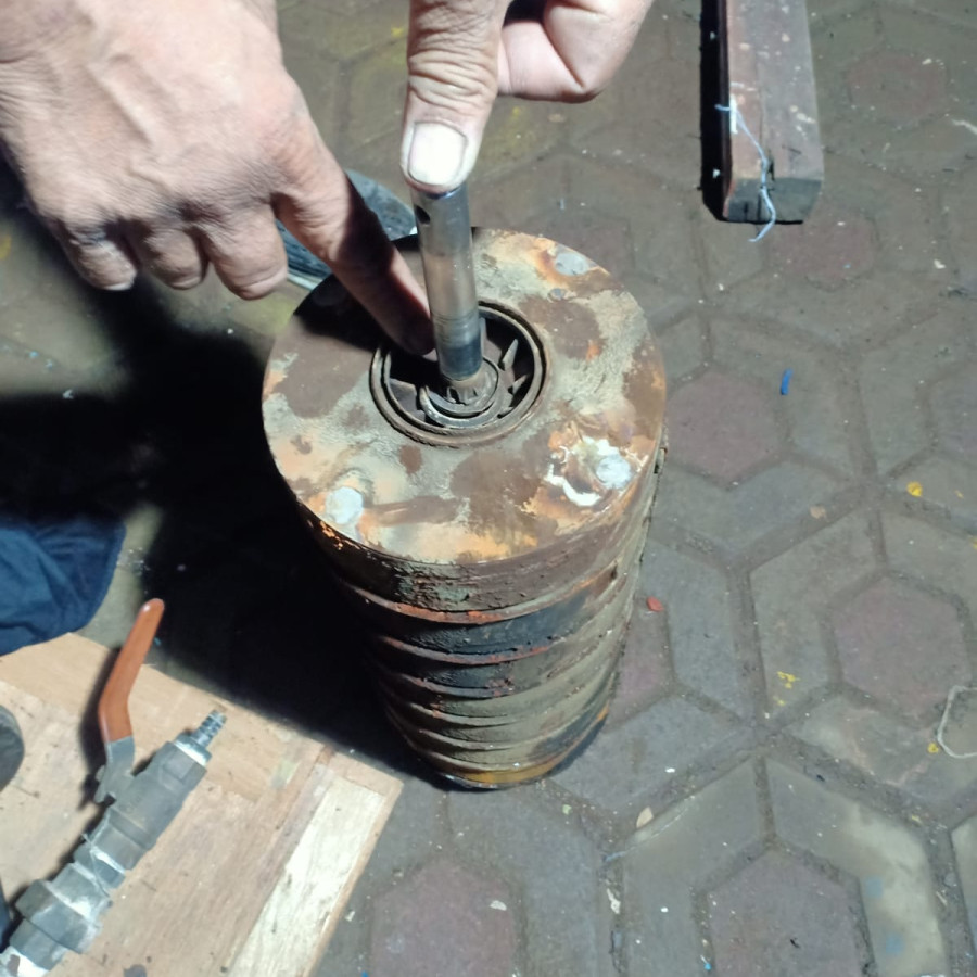 Perbaikan Impeller dan Bearing Ring Pompa CR 15 - utama