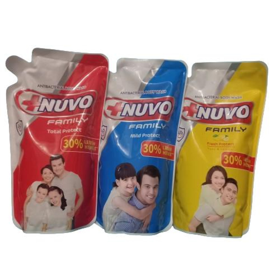 Sabun Mandi Cair Nuvo Pouch