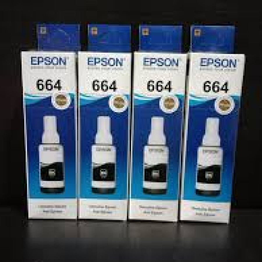 Tinta Printer EPSON T664 Black - utama