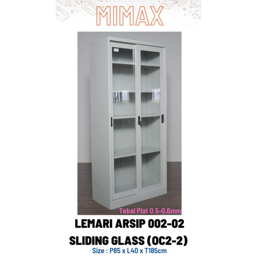 Lemari Arsip Mimax Slidding Glass