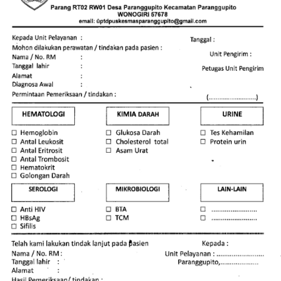Blanko Pengantar Lab GAU
