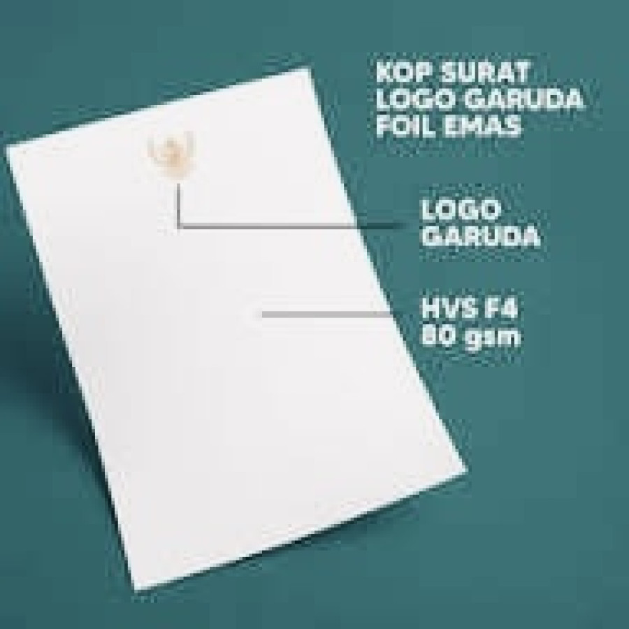 Blangko Kop Surat Garuda Emas