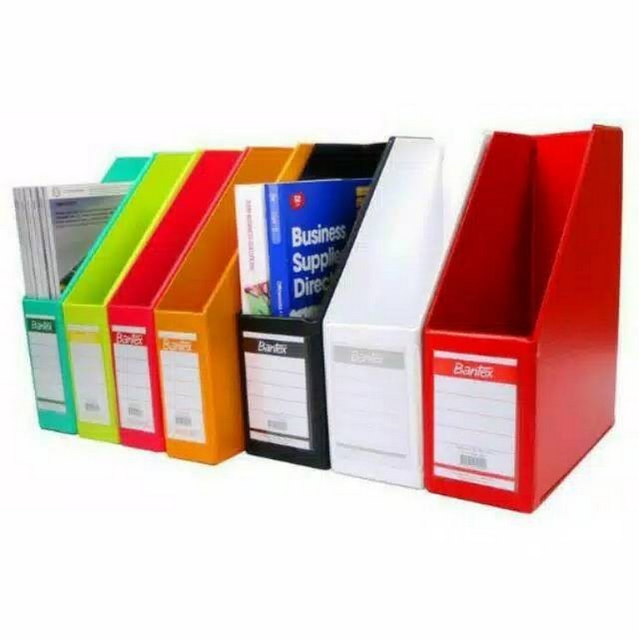 Rak Majalah Bantex Magazine File Ukuran Folio, Kapasitas 10cm - depan