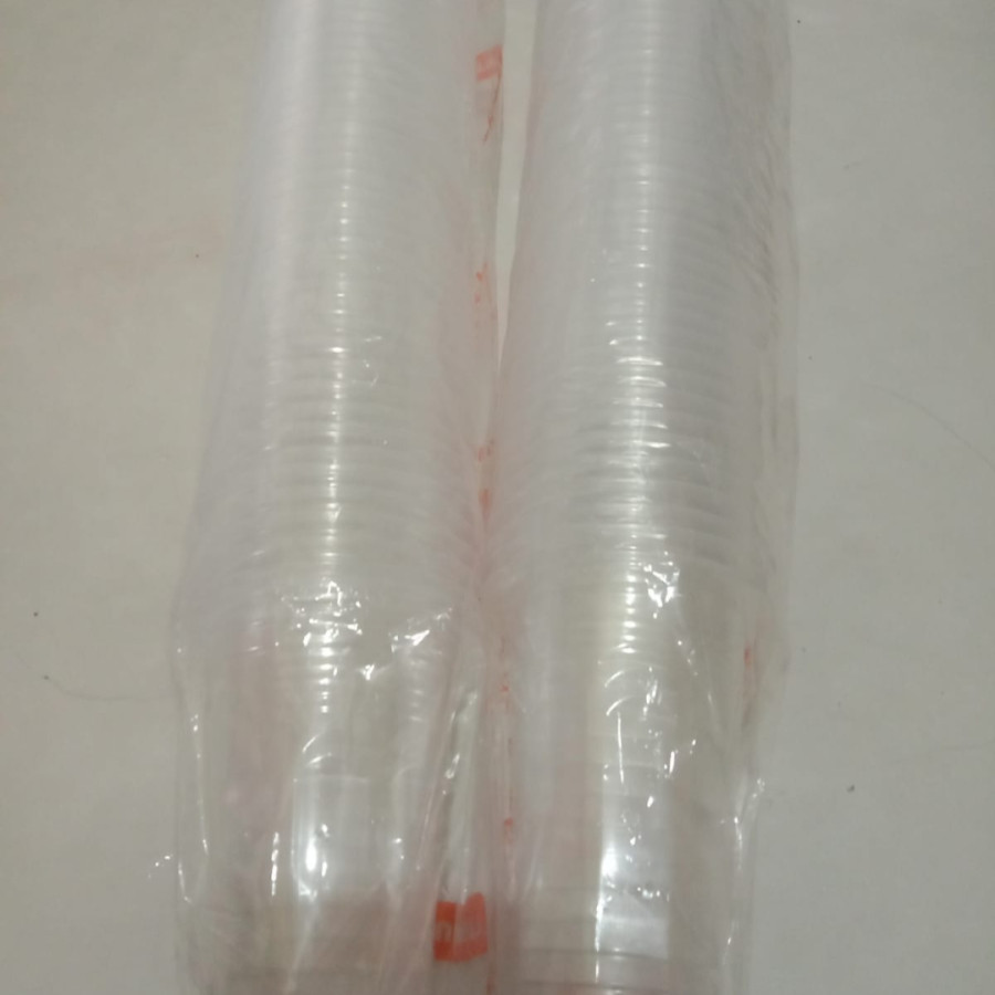 Gelas cup plastik - depan