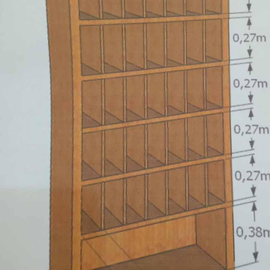 Rak / almari bahan - utama
