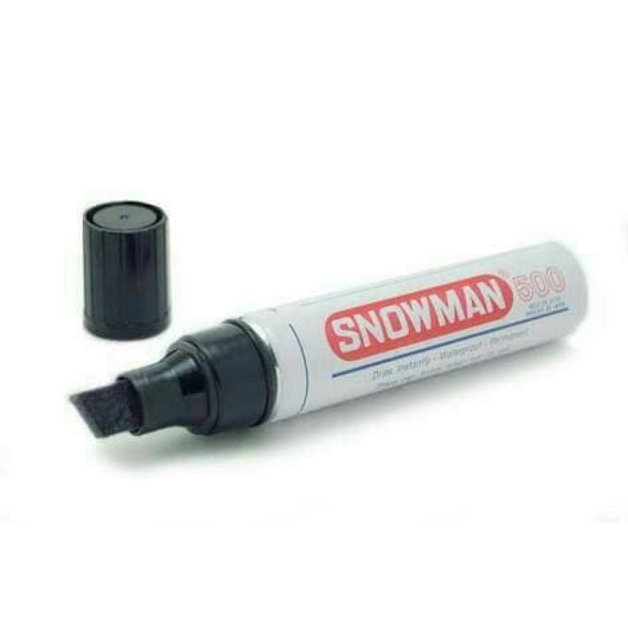 Spidol Besar Warna Hitam Permanen Snowman