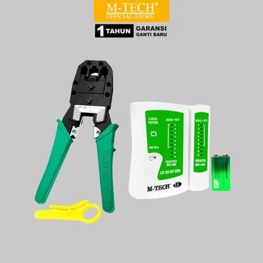 Kabel LAN Tester RJ45 Merk M-Tech