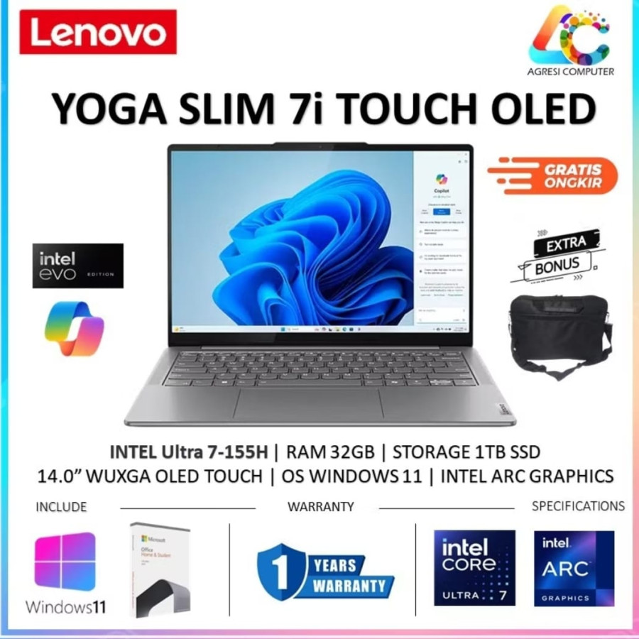Laptop Lenovo YOGA SLIM 7i TOUCH OLED