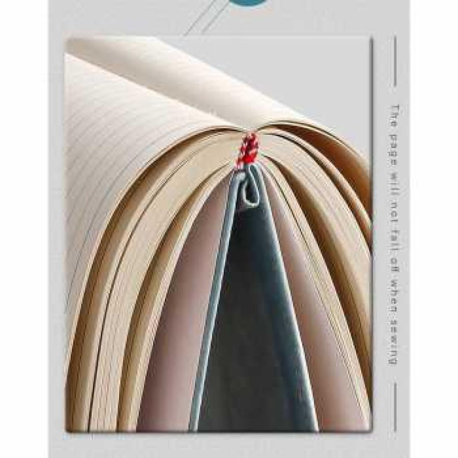 Toddi Buku Catatan Harian Notebook Cover Kulit Magnetic Buckle - TL4 - Baby Blue - depan