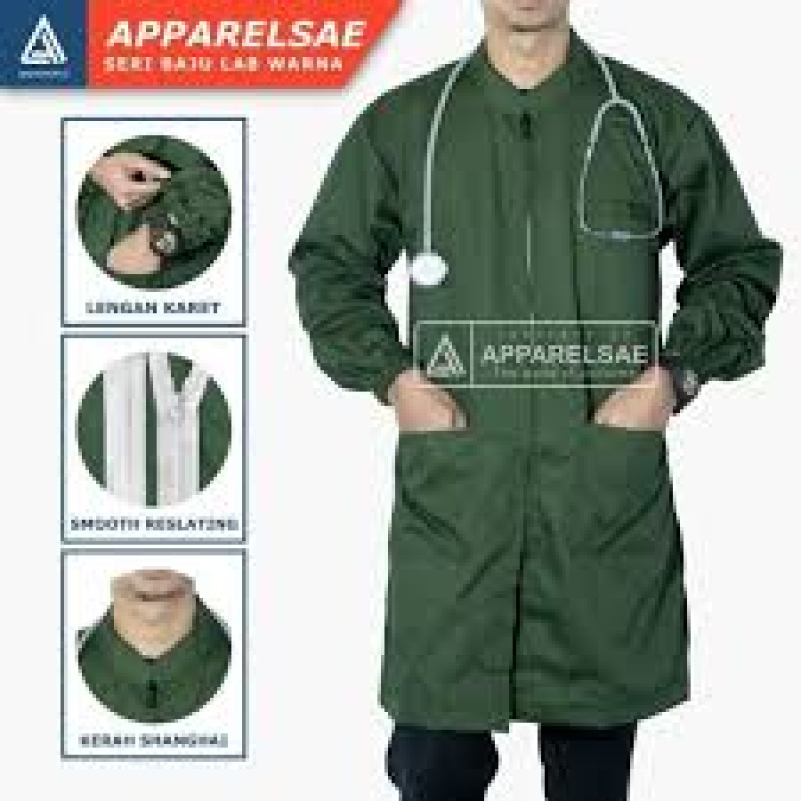 BAJU LAB HIJAU