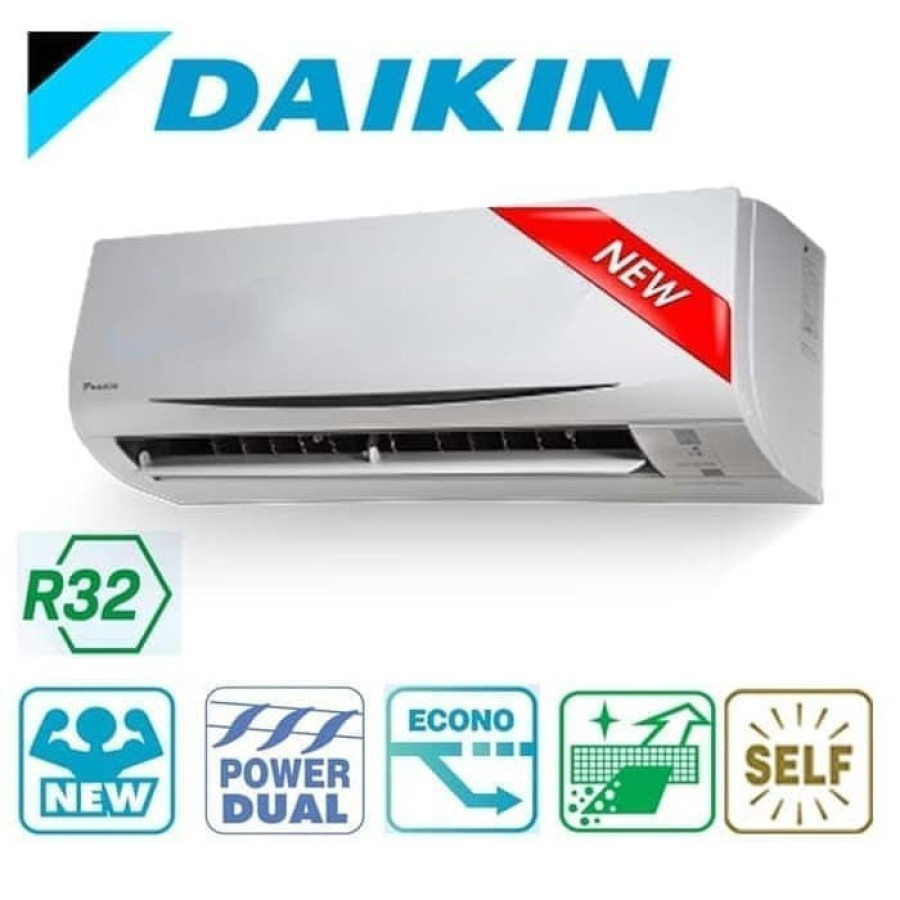 AC Daikin 1 PK + Instalasi - depan