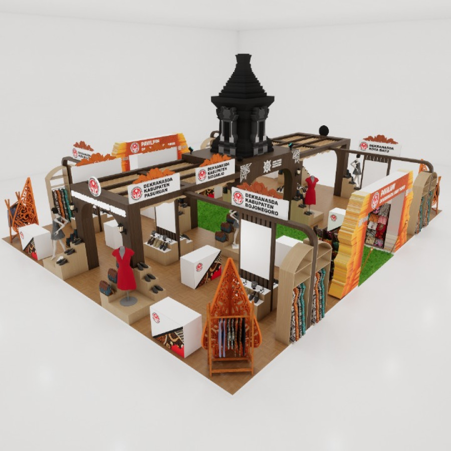 Dekorasi Stand Pameran - samping