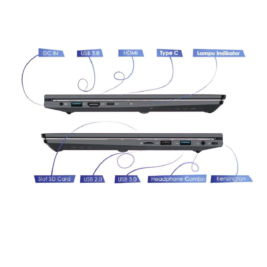 ZYREX L-BOOK DARK GREY - detail