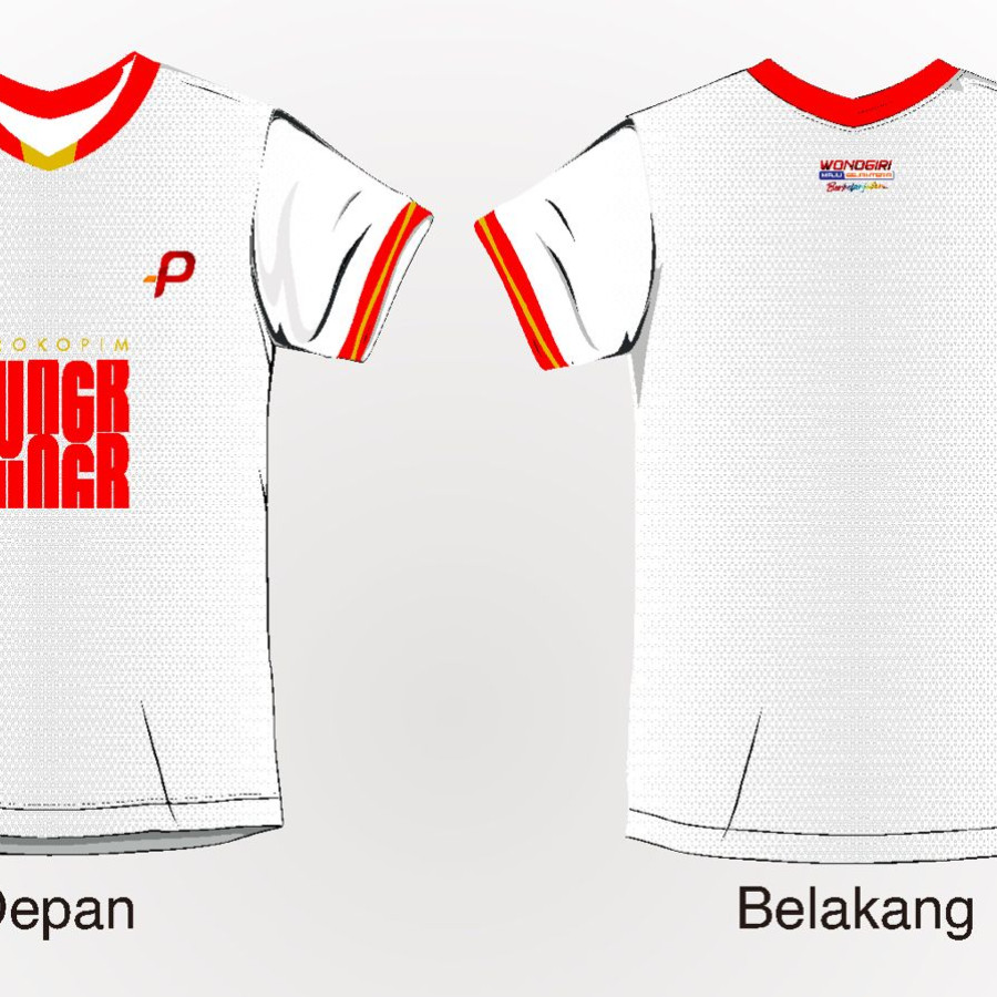 Kaos Publikasi Jersey Lengan Pendek