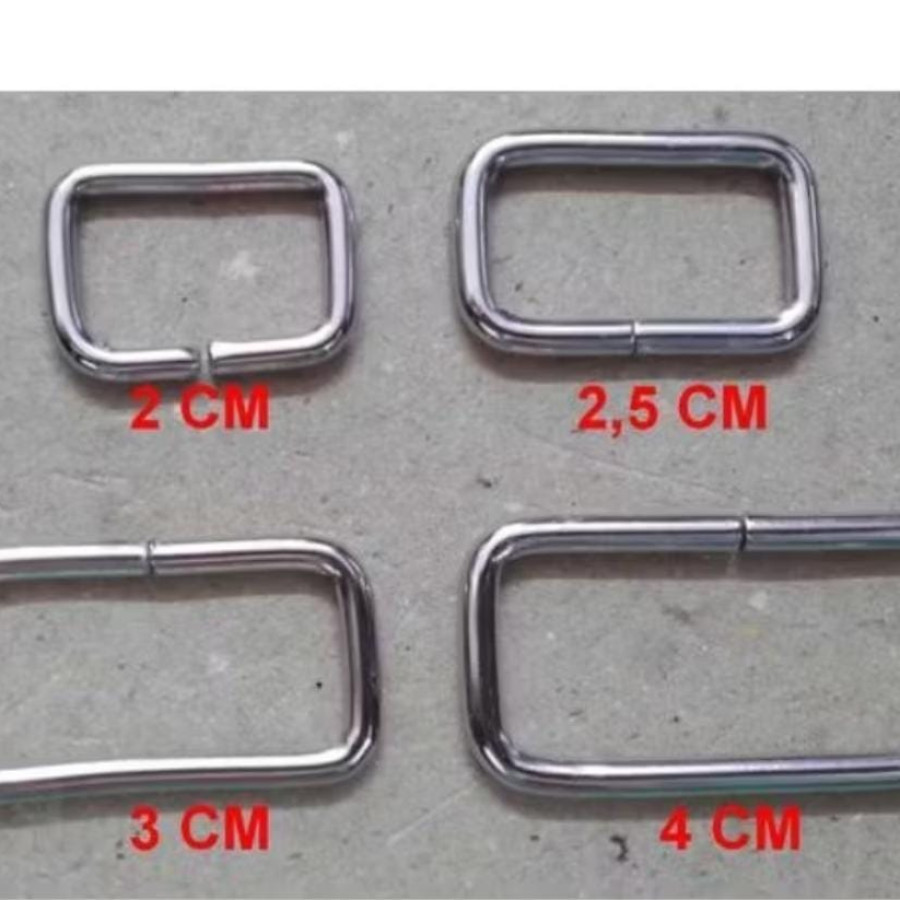 Ring kotak besi diameter 2,5cm