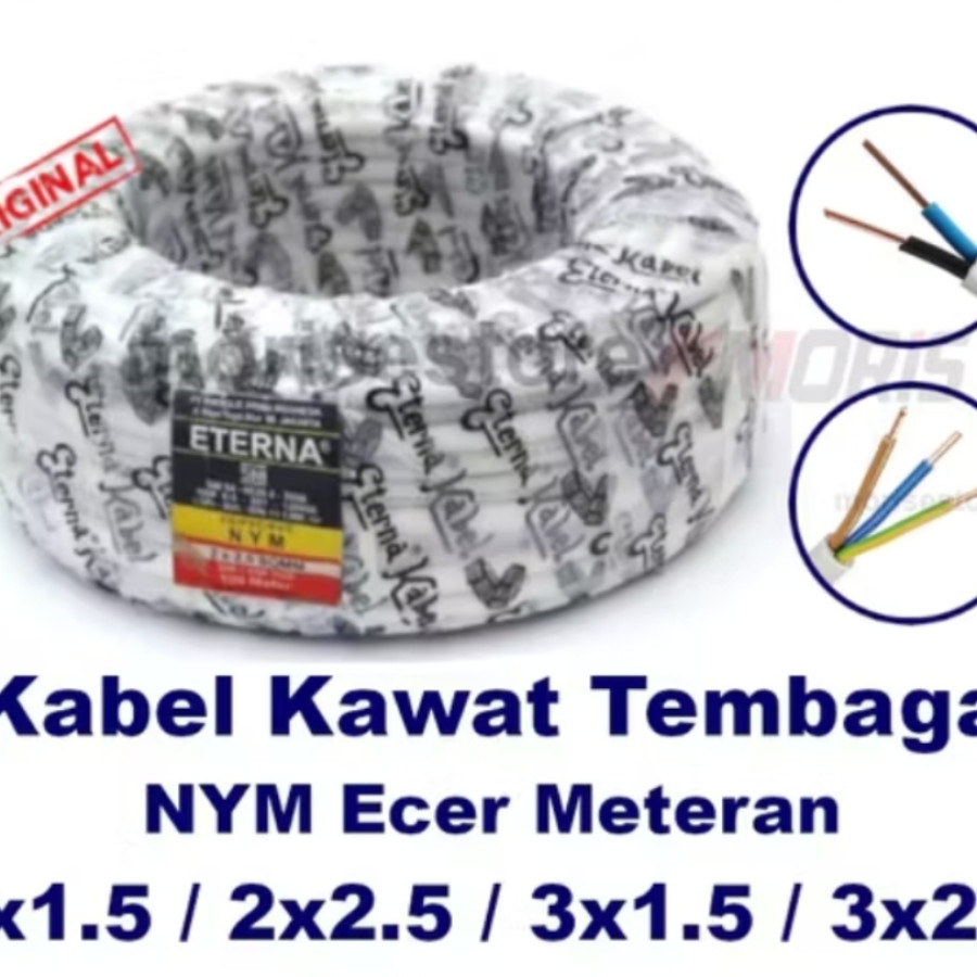 Kabel listrik eterna 2x1.5