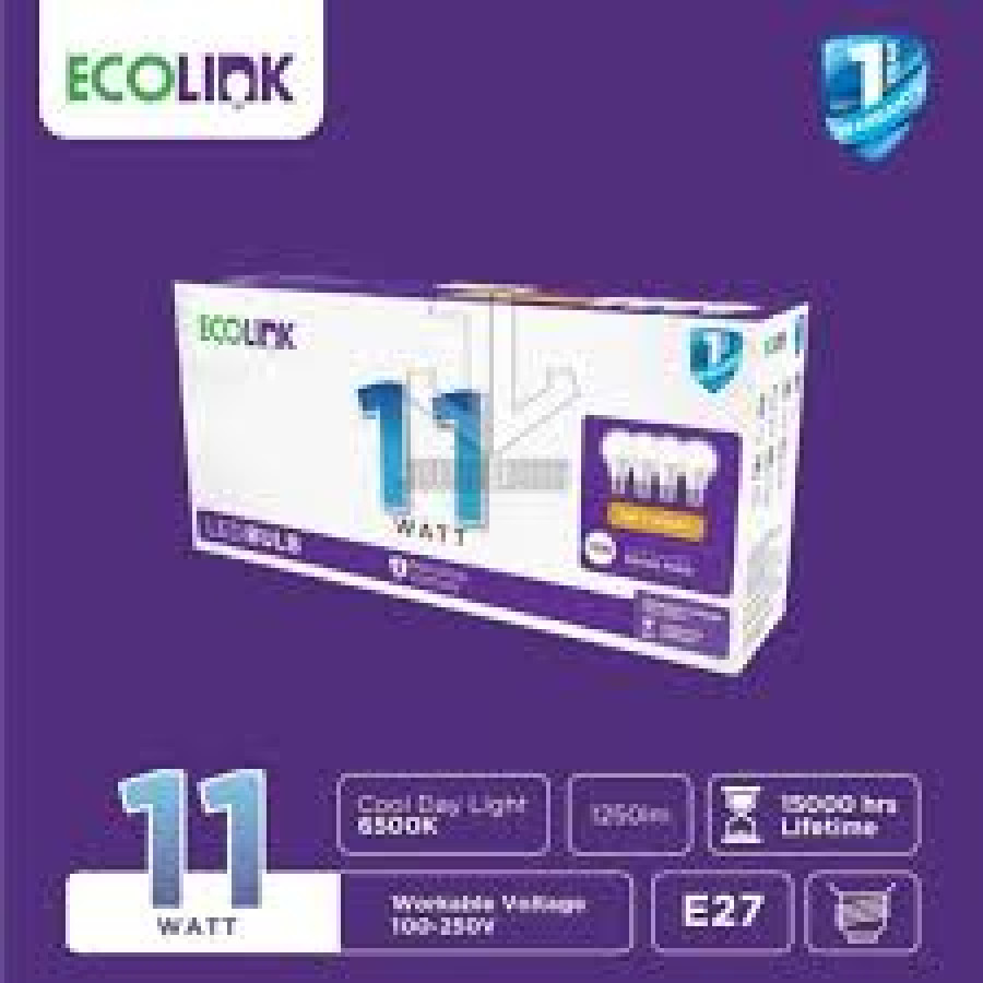 ECOLINK LED BULB 11 Watt LAMPU PAKET BELI 3 GRATIS 1