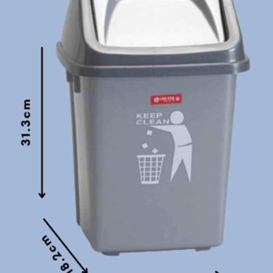 tempat sampah kecil lion star - depan