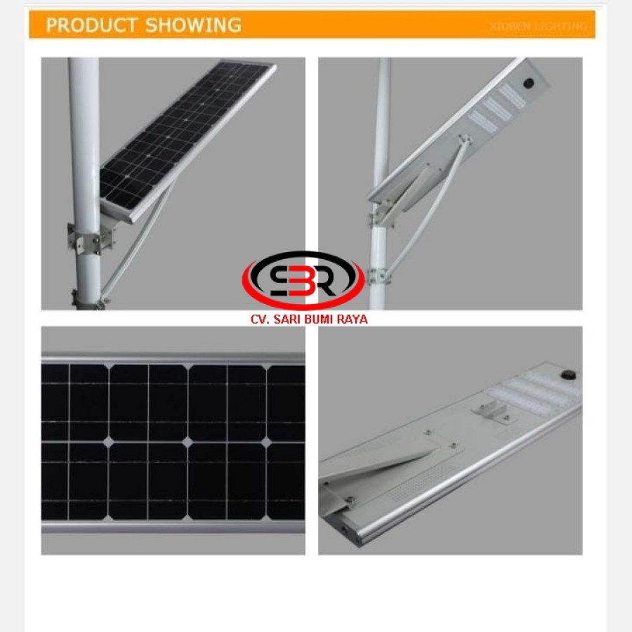 LPJU SOLAR CELL TENAGA SURYA ALL IN ONE 40 WATT - depan
