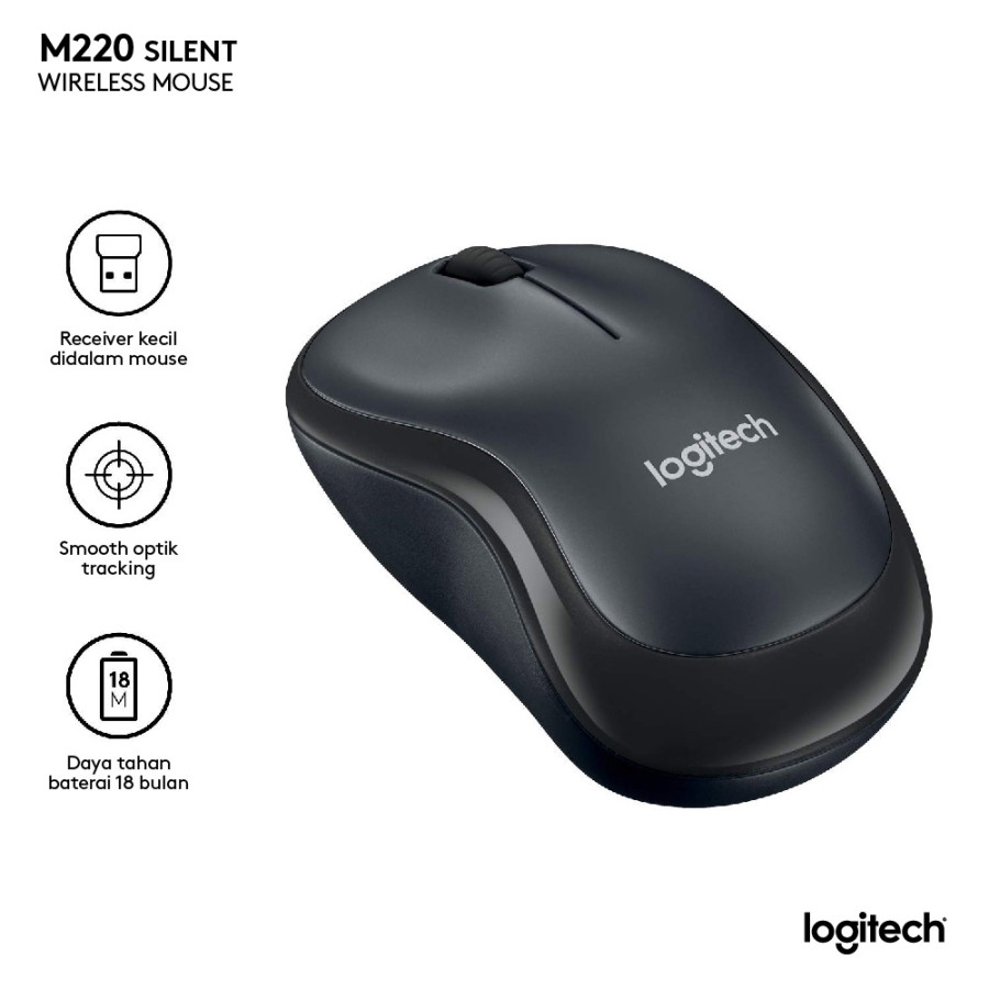 Mouse Wireless Logitech M220