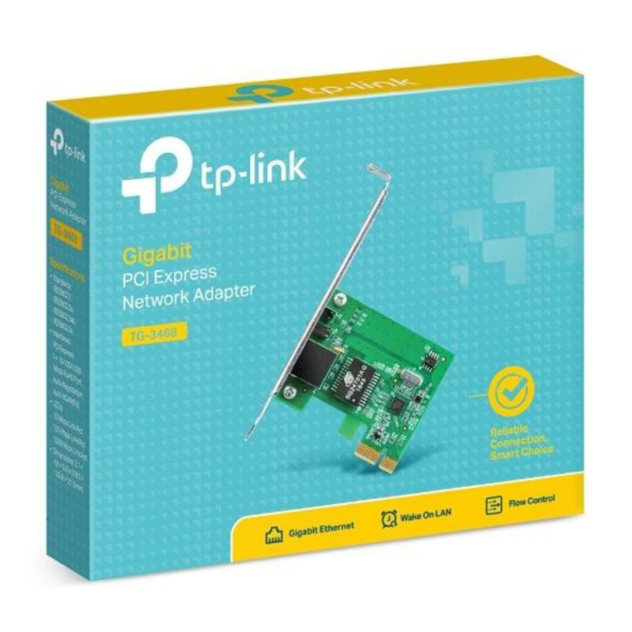 TPLINK TG 3468 PCIe ethernet adapter 100/1000 - utama