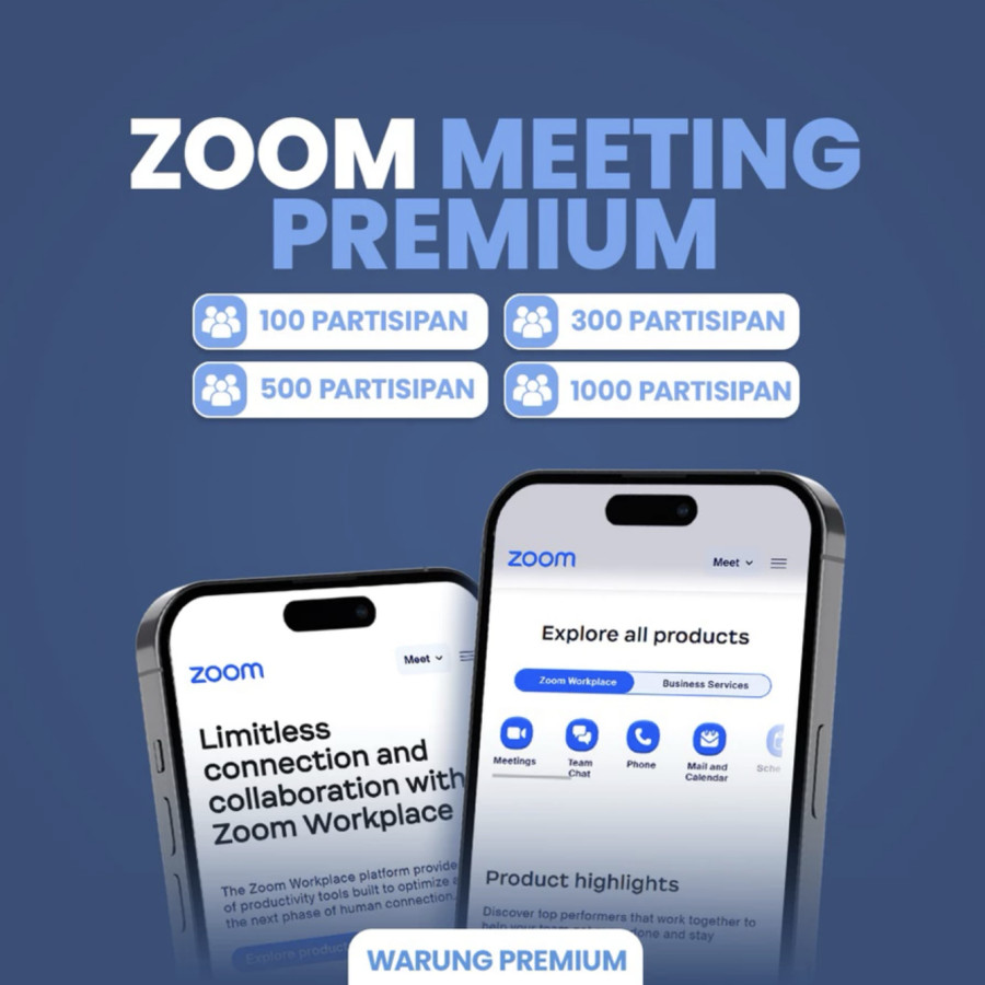 Aktivasi Zoom Pro standar 100 peserta - utama