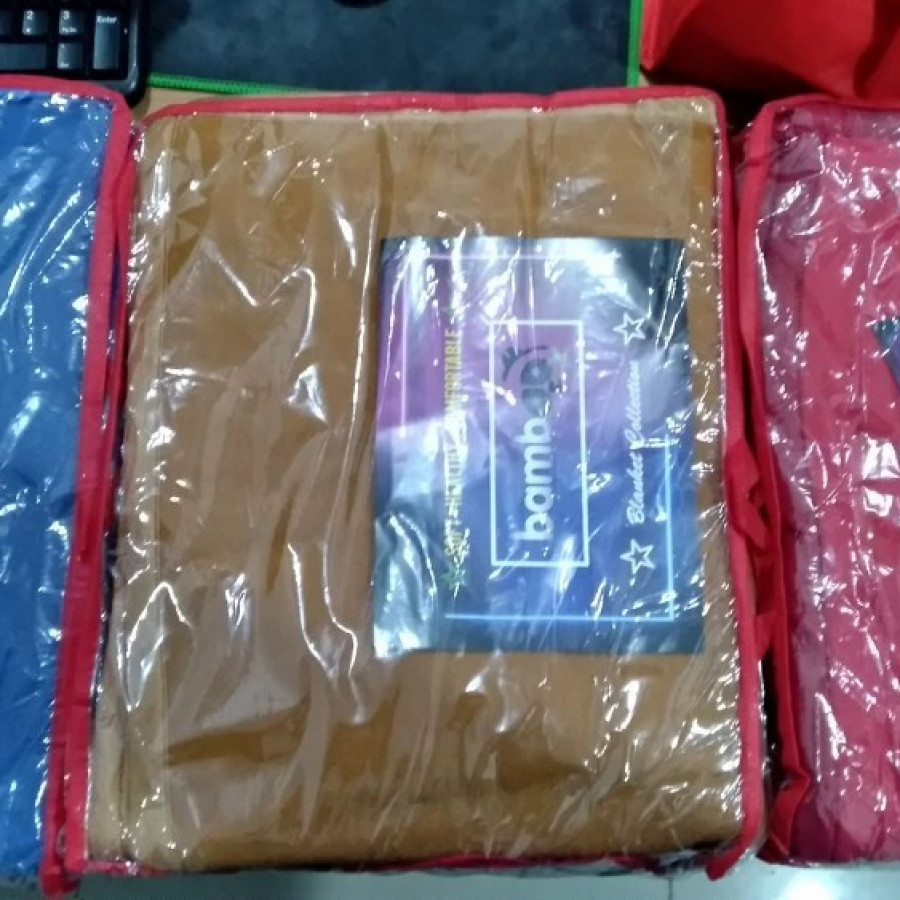 Selimut Polos BAMBOO - Polar Fleece