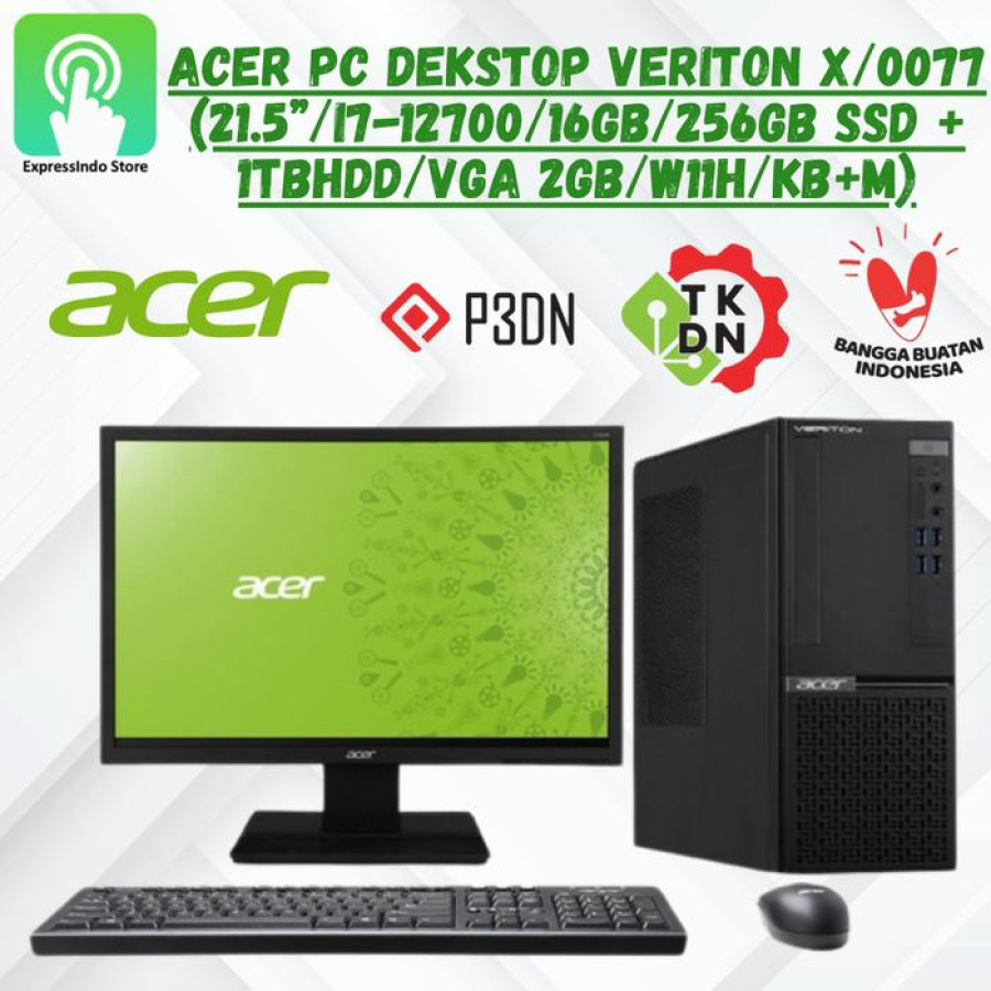 PC UNIT RAKITAN/Veriton X - Core i7 (VX/0042) - depan