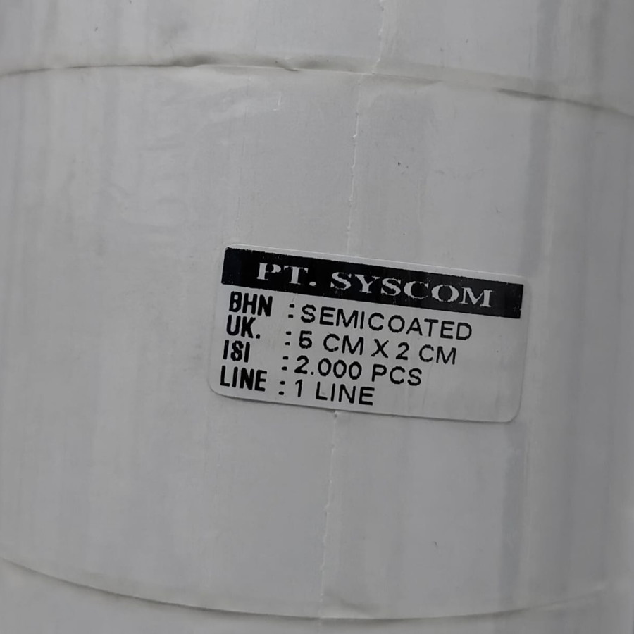 LABEL BARCODE 50 MM X 20 MM (RM) - utama