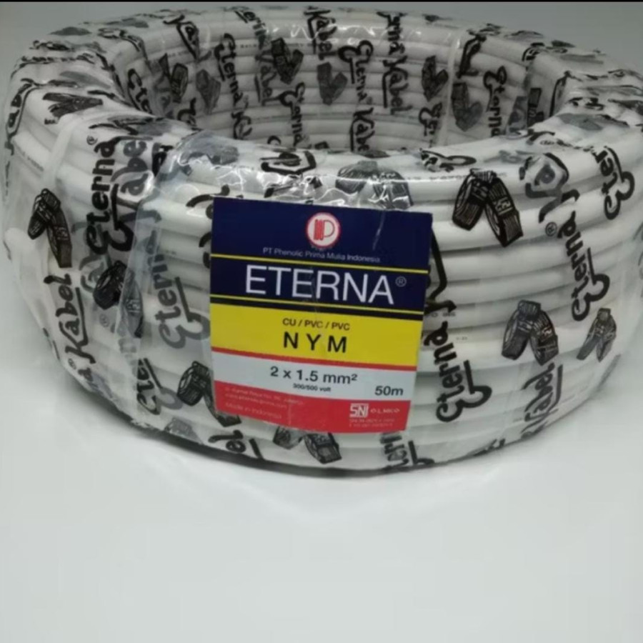Kabel Eterna NYM 2x1,5 @25 Meter
