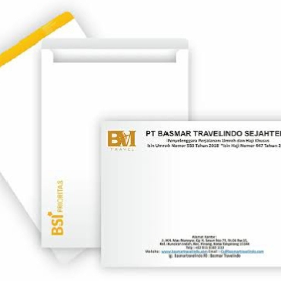 Amplop Besar Kantong (model Paperbag) Finishing Doff - samping